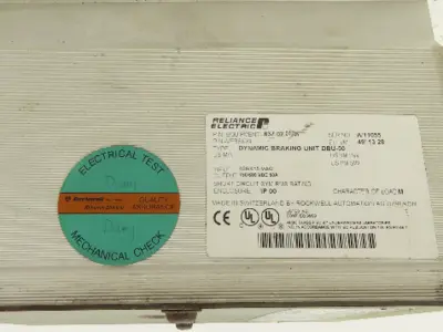 Reliance Electric 837.02.01A DBU-50 Dynamic Braking Unit 415/480V