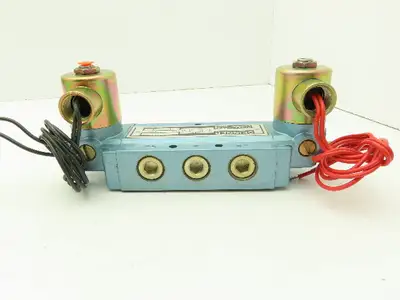 Skinner S3SSJGLX Pneumatic Directional Control Solenoid Valve 5/3 Pos 120V