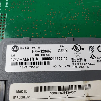 Allen-Bradley 1747-AENTR PLC Input & Output Modules | American Industrial Supply Co. (5)