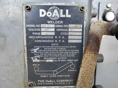 Used 1960 DOALL 3613-2 Vertical Band Saws British Columbia CA | Lenmark #237520