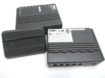 Used SMC EZ Switch 10/100 LOT OF 2 PLC Processors Michigan US | Maverick Industrial Sales #1398766
