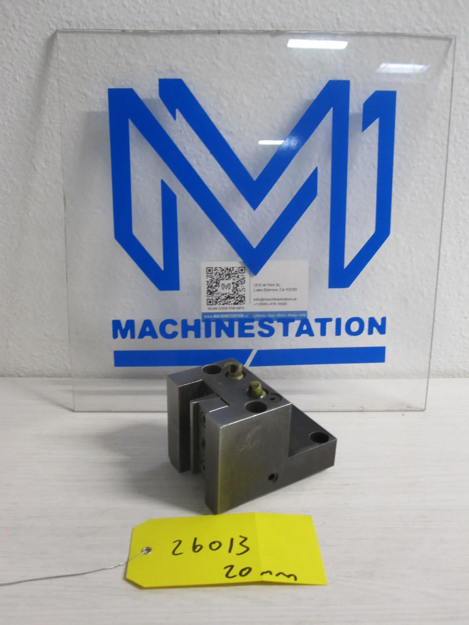 BMT45 OD Turning  20mm Tool Holder Static Doosan 58 mm x 58 mm