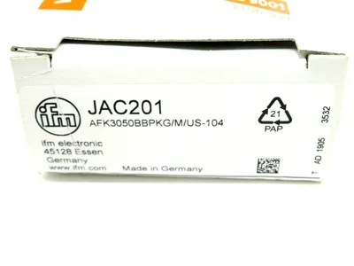 NEW IFM AFK3050BBPKG/M/US-104-JAC201 SENSOR AFK3050BBPKGMUS104JAC201