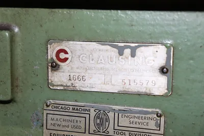 USED CLAUSING 1666