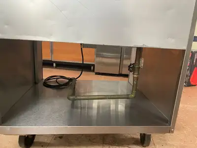 Used Randell Used 33" Randell 3612M Stainless Steel 2 Open Well Steam Table 208/240V - 2 Steam Tables (Food) Illinois US | Falcon Restaurant Supply #1375630