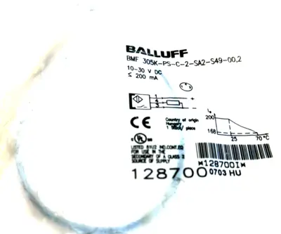 NEW BALLUFF BMF 305K-PS-C-2-SA2-S49-00,2 FIELD SENSOR BMF005K