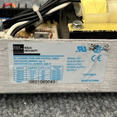 Used SOLA Sola SLS-05-030-1T Linear Power Supplies California US | Davliegogo LLC #1706807
