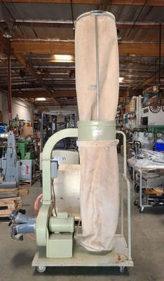KRAEMER KTM S2 Portable Dust Collector 2 HP Baldor Motor 1 Phase Wood Working