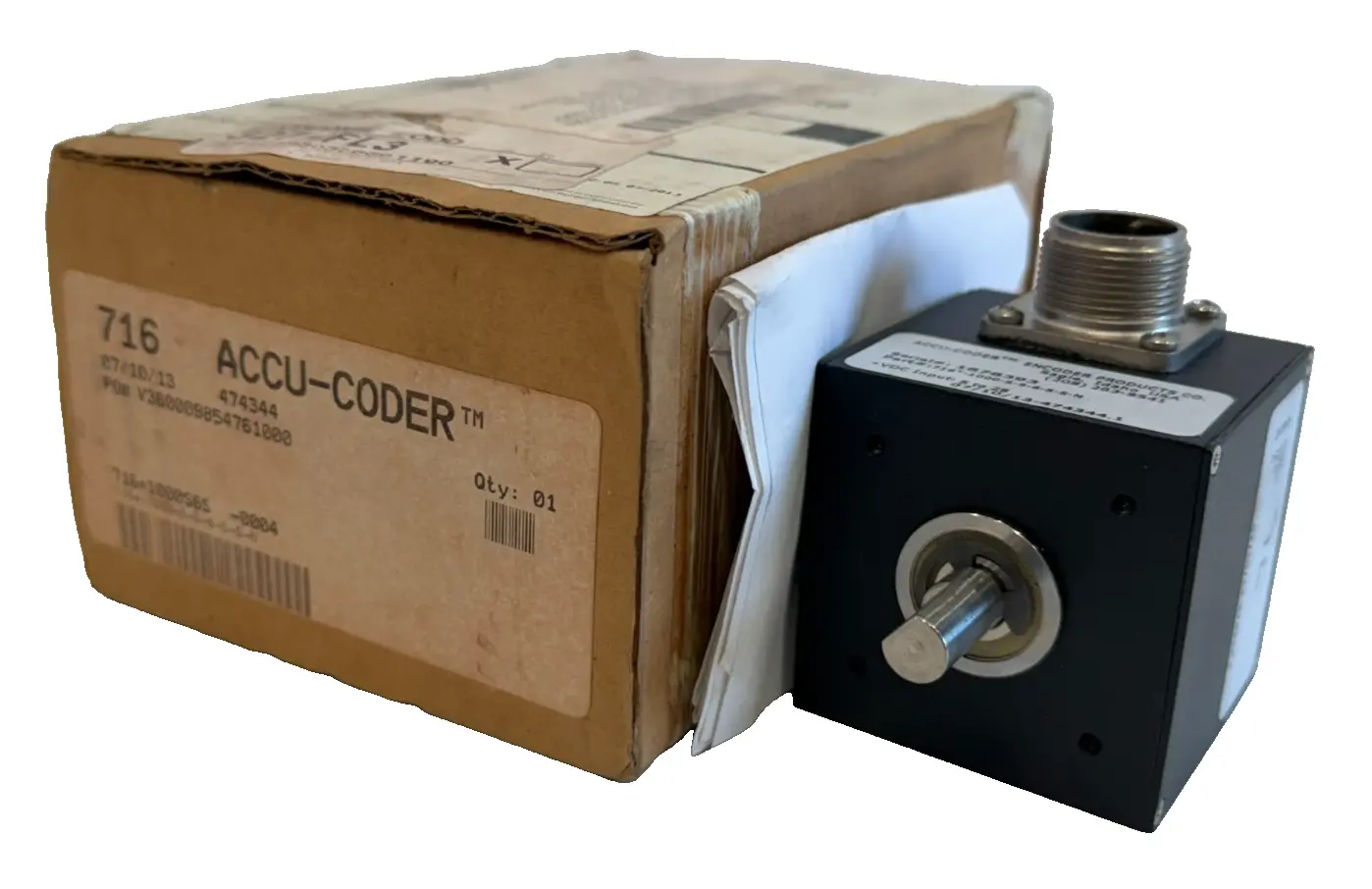 NEW ACCU-CODER 716-1000-S-S-6-S-S-N SHAFT ENCODER 7161000SS6SSN