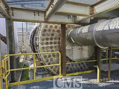 USED DAVENPORT 11X70 ROTARY STEAM TUBE DRYER