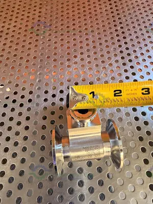 Used AQUASYN 6155535 DIAPHRAGM VALVE W/ 1" SANITARY FITTING TO 1/2" SANITARY FITTING Valves/Fittings California US | Equipment Lab #1506524