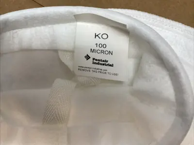 NEW PENTAIR 100 MICRON SIZE 2 POLYPROPYLENE FELT BAG FILTER 7"