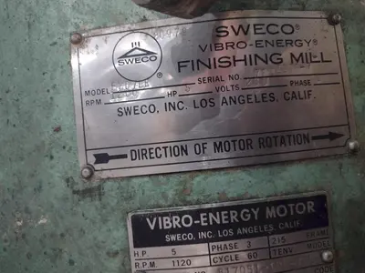 USED SWECO FMD7LR