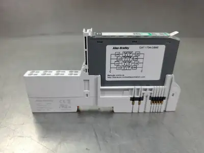 USED Allen-Bradley 1734-OB8E Ser C 24VDC Source Output Module w/1734-TOPS