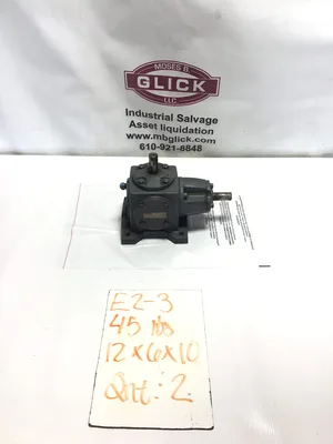 Boston Gear UR137-PM5 Spiral Bevel Gear Drive 1:1 Ratio 1750 RPM
