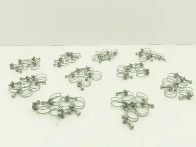 1" Double Wire Steel Hose Tube Clamp  LOT OF 50 Pcs