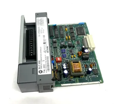USED ALLEN BRADLEY SER. A ANALOG COMBINATION I/O MODULE, SLC 4 POINT
