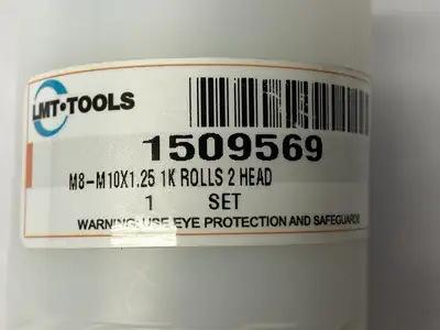 NEW LMT FETTE AXIAL DIE HEAD THREAD ROLLERS M8-M10X1.25