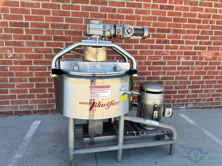 New | in-Stock BREDDO LIKWIFIER LORWWSS 25 GALLON HIGH SHEAR SS SCRAPE SURFACE BLENDER Reactors California US | Equipment Lab #1300359