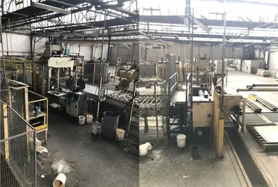 USED SIEMPELKAMP PANEL PRESS 470 TON
