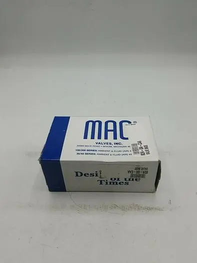 New | in-Stock MAC 82A-0A-CAA Pump & Valve Parts Michigan US | ND Industrial Surplus #1208700
