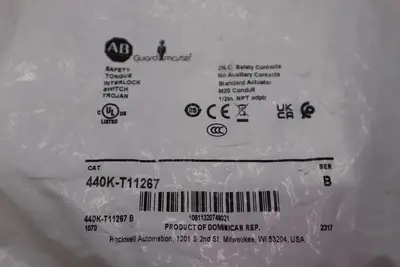 NEW AB  ALLEN BRADLEY 440K-T11267 /B Guardmaster STOCK H1129A