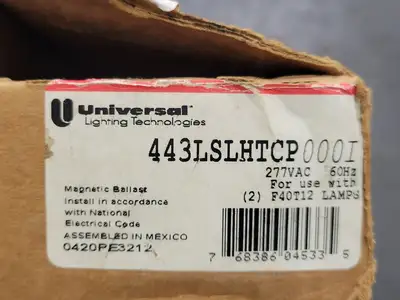 NEW UNIVERSAL LIGHTING 443-L-SLH-TC-P