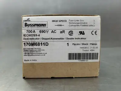 USED Bussmann 170M6811D