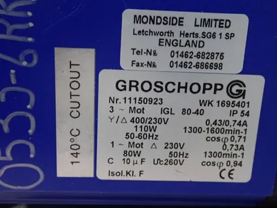 Used GROSCHOPP WK1695401 Motors (misc) Ohio US | HGR 24 #734817