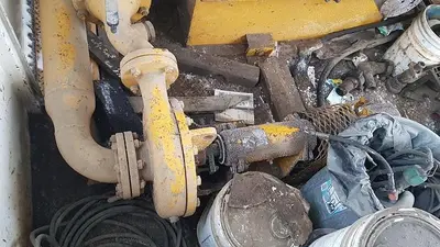 USED OILWELL SUPER 48 4.5X8 TRIPLEX WELL SERVICING REVERSING MUD PUMP