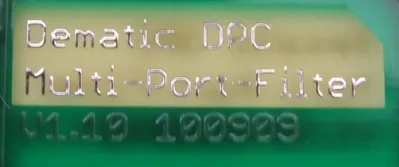 NEW DEMATIC 39170243 DPC MULTI-PORT FILTER 8 100.650.351.1213