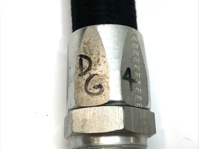 Used Unbranded Hose Assembly 1503-20 1.12" ID x 1.5" OD Male NPT 412-20-20S TO 4 Construction Equipment Parts Michigan US | Maverick Industrial Sales #1514666