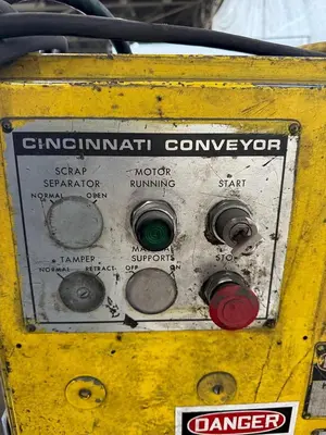120" CINCINNATI SHEET STACKER CONVEYOR