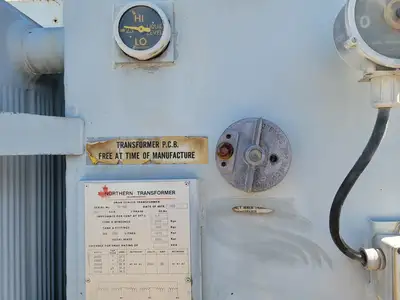 1500 kVA Onan Sealed Transformer, 25000 pri. volts, 2400 sec. volts