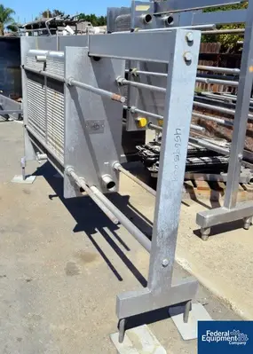 USED GEA 2,500 Sq Ft Gea Ahlborn Plate Heat Exchanger, S/S, 87#
