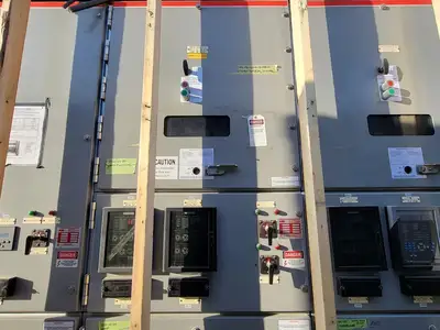 5 kV E-House Genset Control Room PDC w/ 9 x 1200 amp Breaker