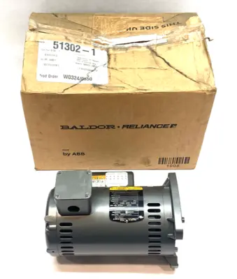 Used Baldor Electric Motor 0.5HP 115/230V 1-Phase 3450rpm A.C. Motors Michigan US | Maverick Industrial Sales #1391945