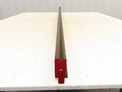 Press Brake Die 60-1/4" Long 90° V 7/16" W 3/16" D 1-3/4" H 1/2" Tang