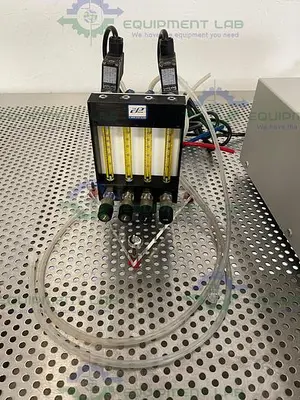 USED APPLIKON ADI 1030 BIO CONTROLLER W/ WATSON MARLOW 101U/R, COLE PARMER FLOWMETER