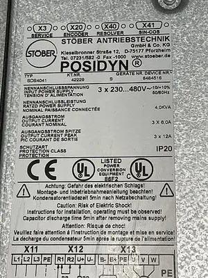 USED STOBER POSIDYN SDS4041