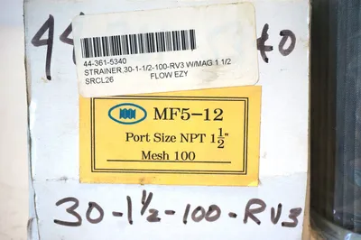 NEW FLOW EZY MF5-12 FILTER 1 1/2" MF512