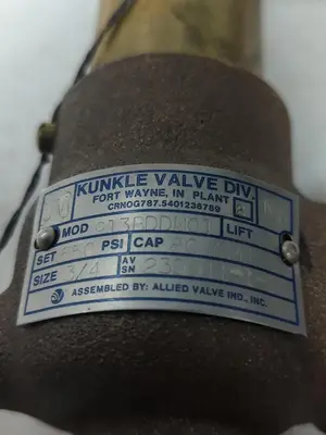 New | in-Stock KUNKLE 6010DCM01 Pump & Valve Parts | Surplus Asset Holdings #1218241