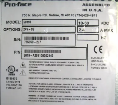NEW Pro-face 5019T