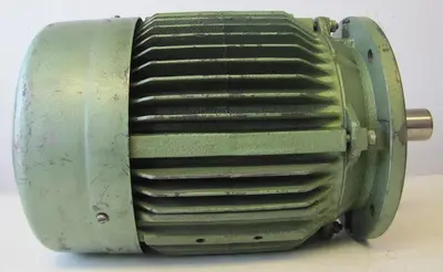 Bauknecht 6.6 kW Electric Motor 230/460V 3 Phase 1740 RPM 1-1/2" Shaft Dia.