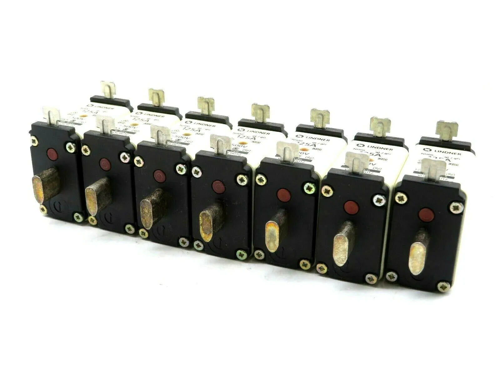 7 NEW LINDNER 1F765 FUSES 125A 500V