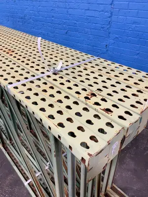 42" X 144" Pallet Racking Uprights  - Tear Drop