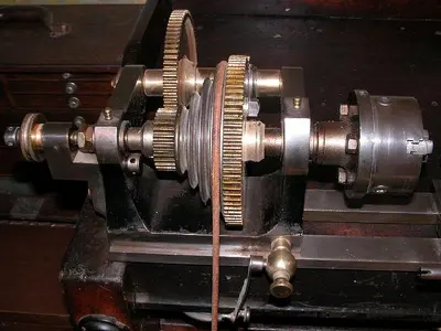 2581-385 Antique Goyen Ornamental Turning Lathe – Circa 1871, with Accessories