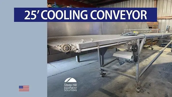 SS Belt Cooling Conveyor