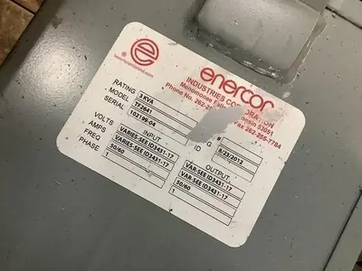 6" ENERCON CORONA TREATER STATION MANUFACTURED 2012