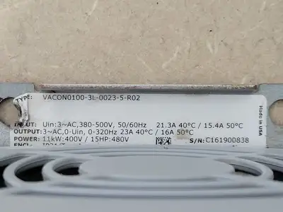 USED VACON VACON0100-3L-0023-5-R02
